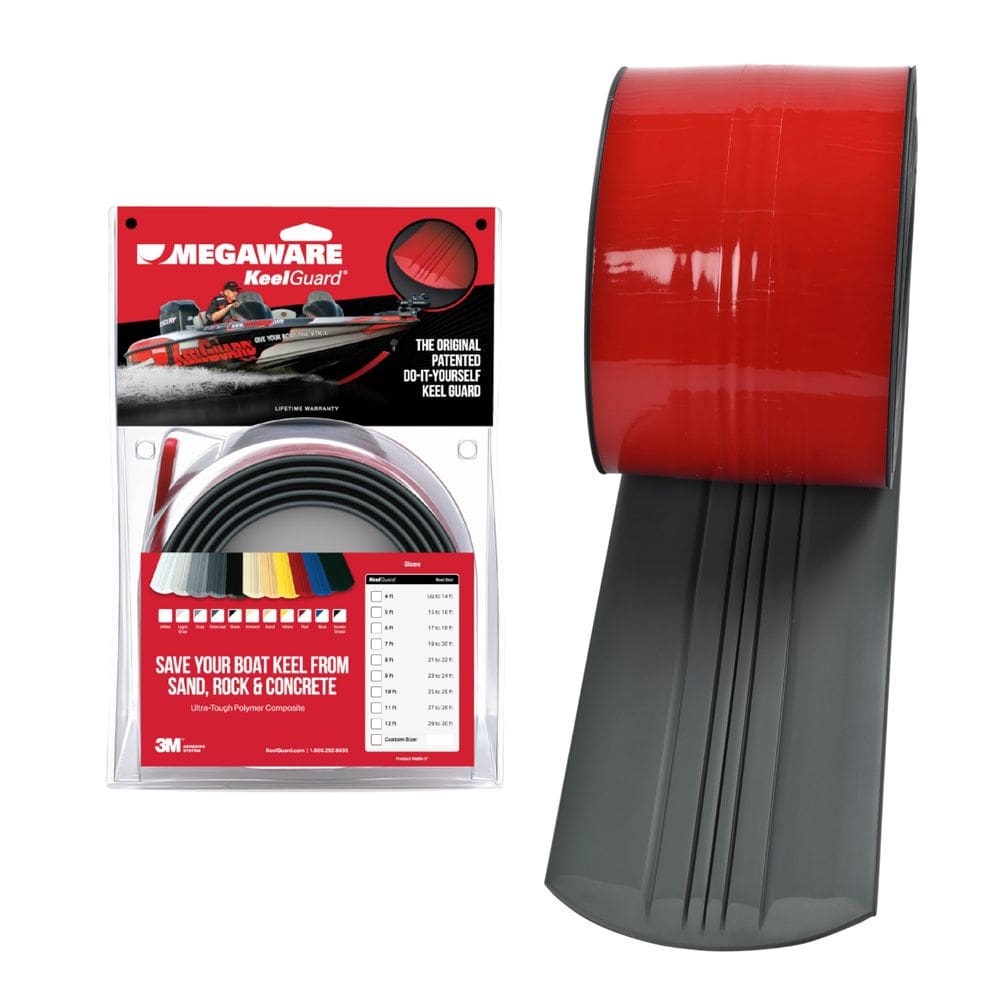 Boat Keel Guard Megaware, autoadesivo, faça você mesmo, 12 pés (3,7 m) Charc
