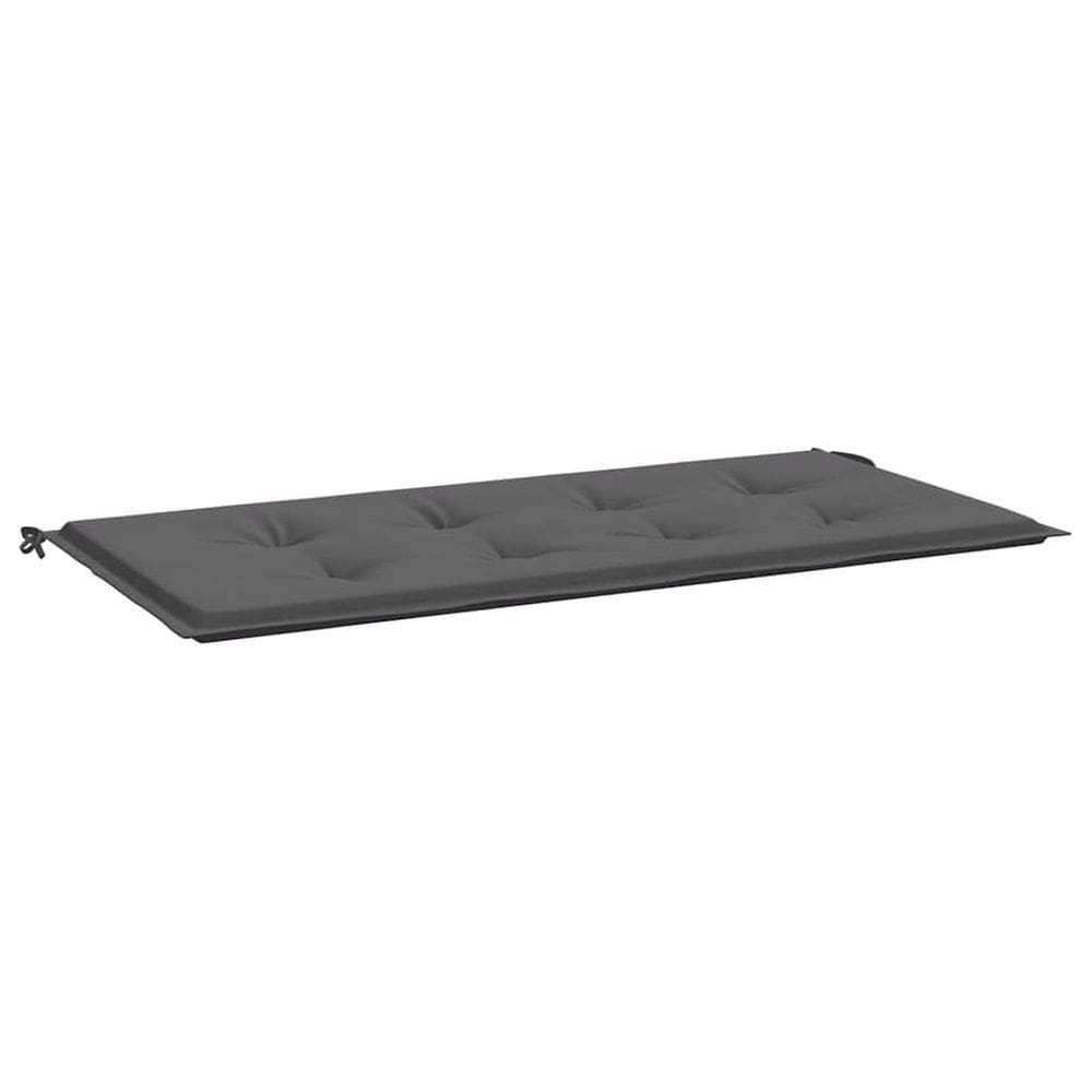 Almofada de banco de jardim VidaXL Antracite Oxford 100% poliéster