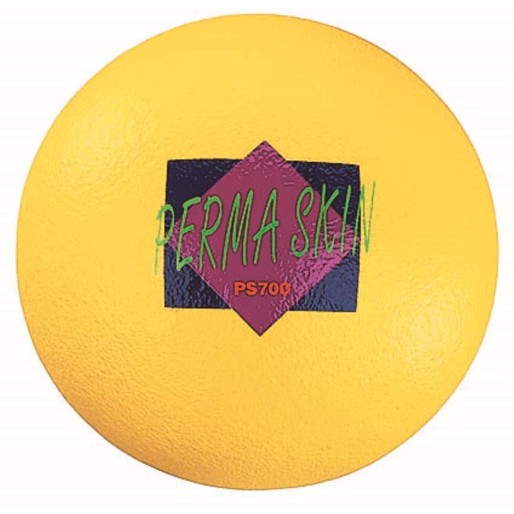 Bola de espuma Martin Sports Perma-Skin, 7 cm de diâmetro, amarela
