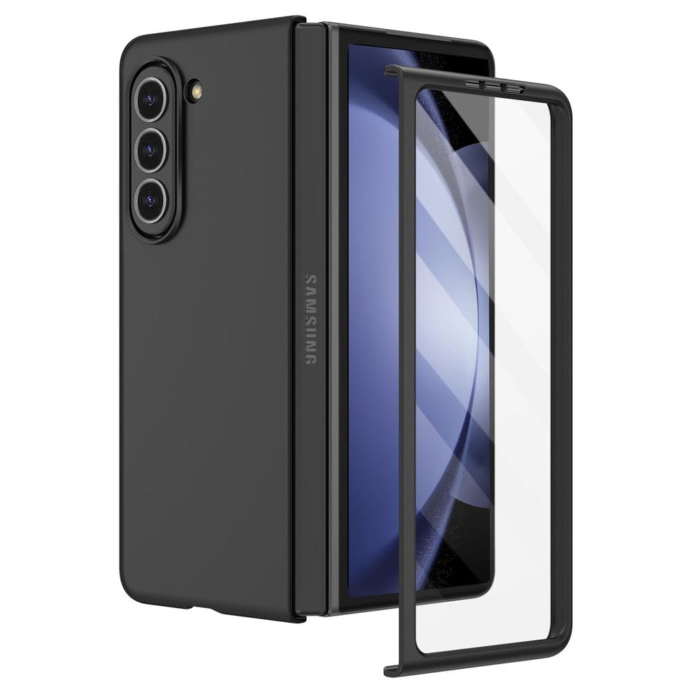 Capa Ruky para Samsung Galaxy Z Fold 5 com protetor de tela preta