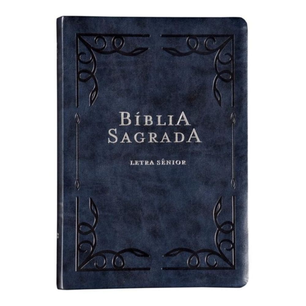 Bíblia Nvi, Letra Sênior, Couro-Soft Azul, Leitura Perfeita