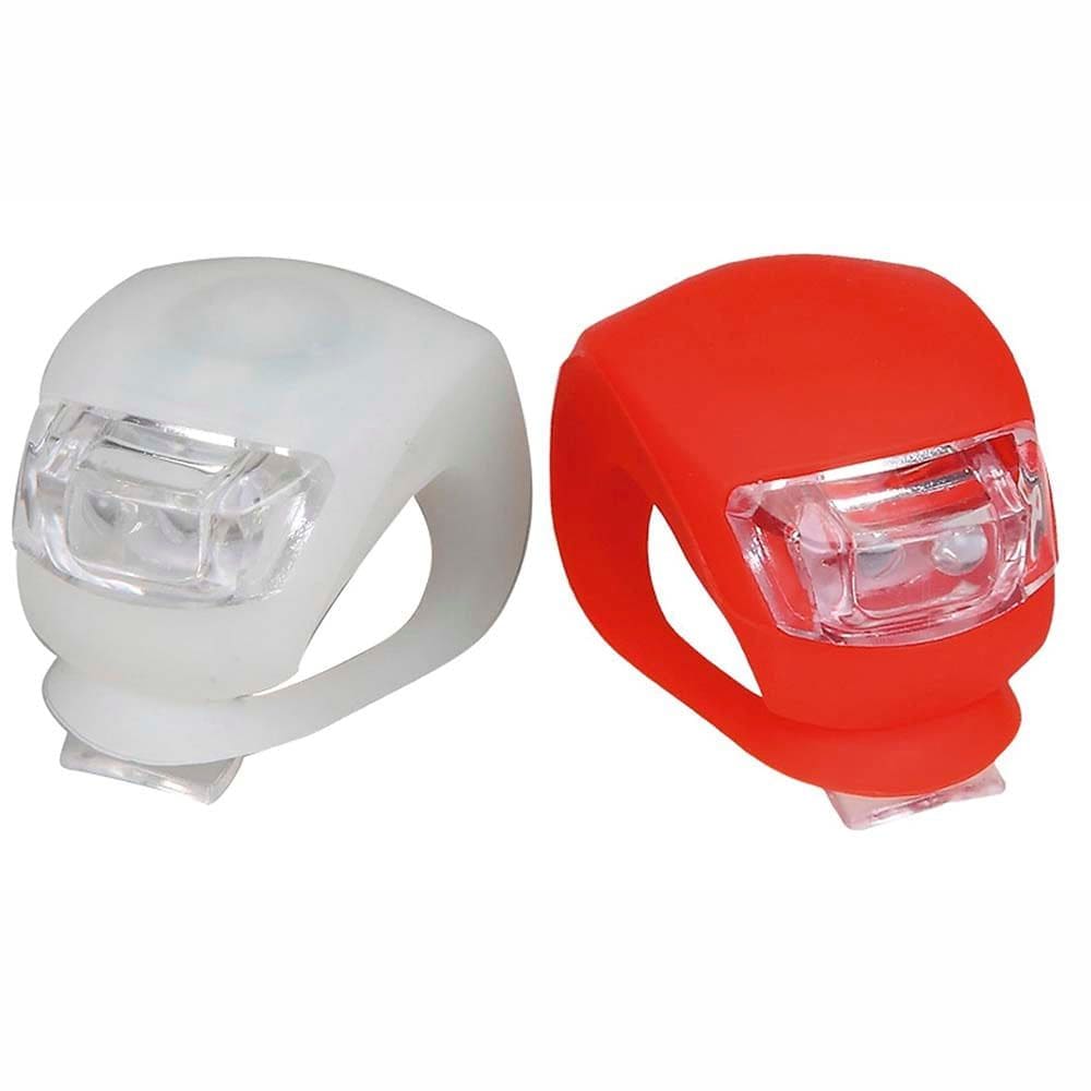 Kit Farol de Silicone Atrio BI050 Branco/Vermelho