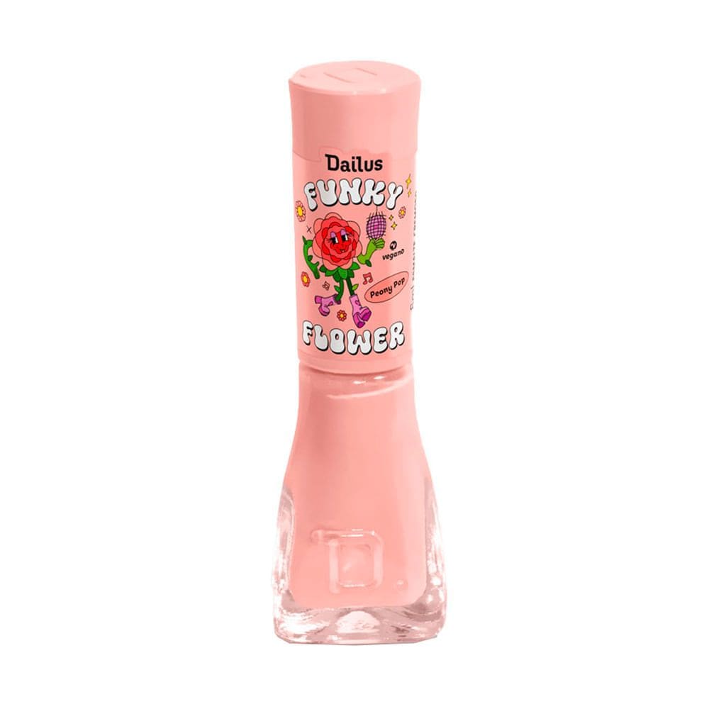 Esmalte Dailus Funky Flower Cor Peony Pop 8ml