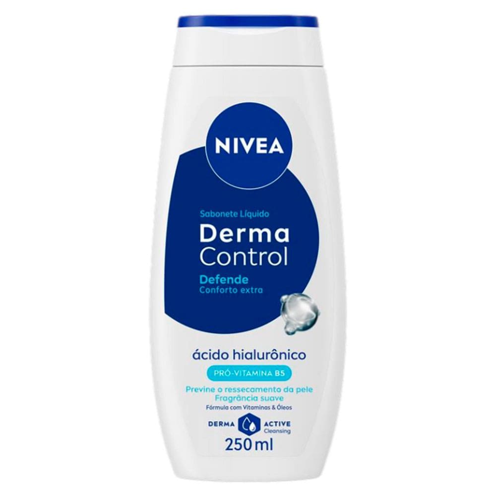 Sabonete Líquido Nivea Derma Control Defende Suave 250ml