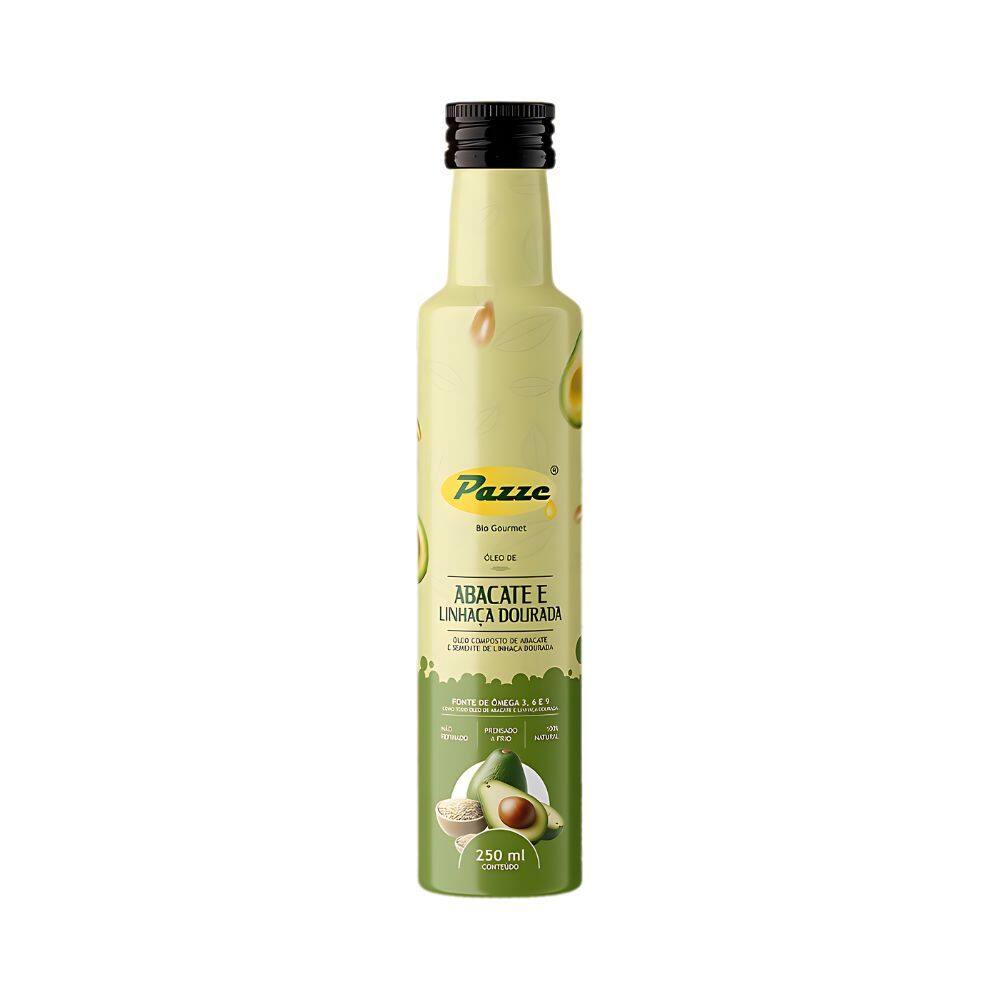Óleo de Abacate e Linhaça Dourada Pazze 250 ml