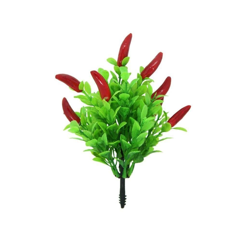 Mini Buquê Pimenta Artificial 16cm 8 Pimentas - Mc Flores