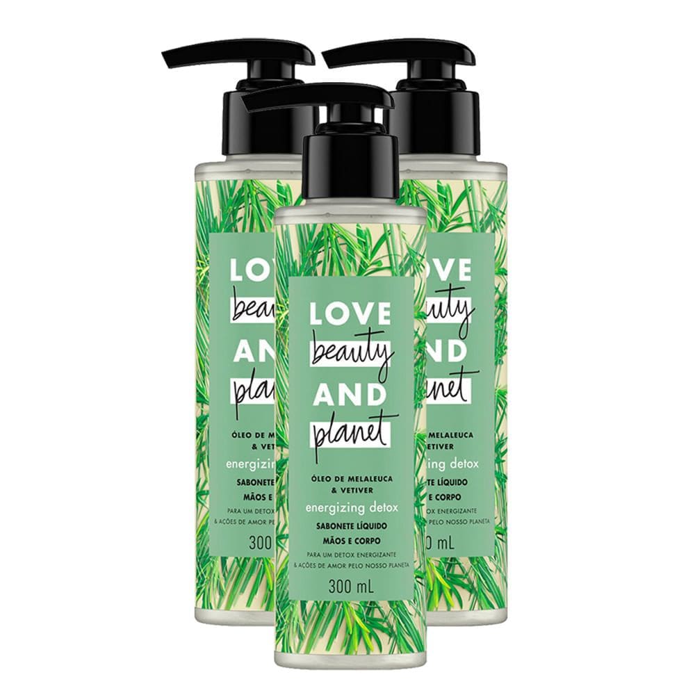Kit 3X 250ml Sabonete Líquido Lux Botanicals Rosas Francesas