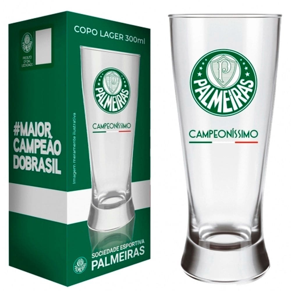 Copo Lager Times Paulista Chopes Cervejas Vidro 300ml Vidro Nadir