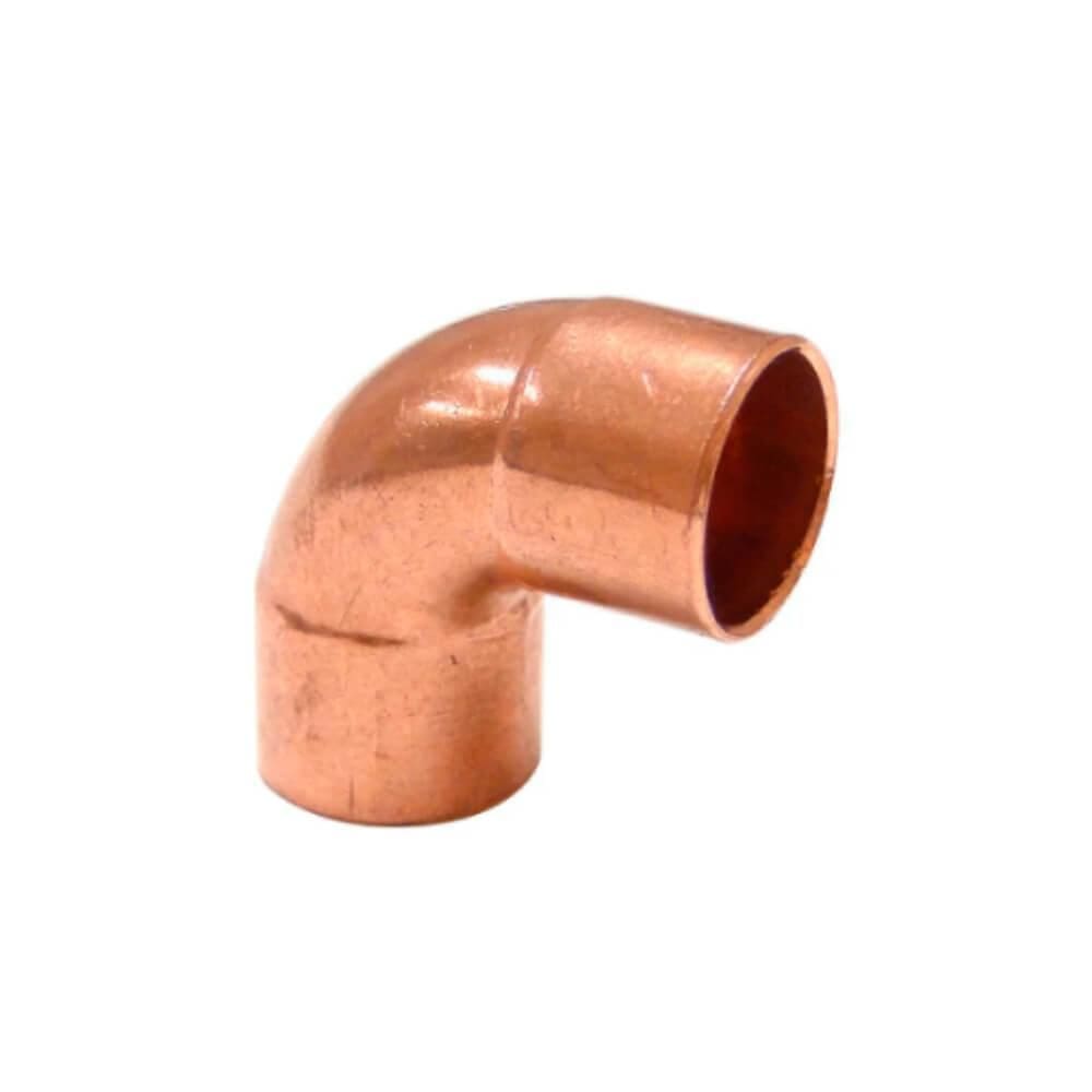 Curva 90° Conexão de Cobre 1/2 pol 1,40mm Hulter HT2C9012P