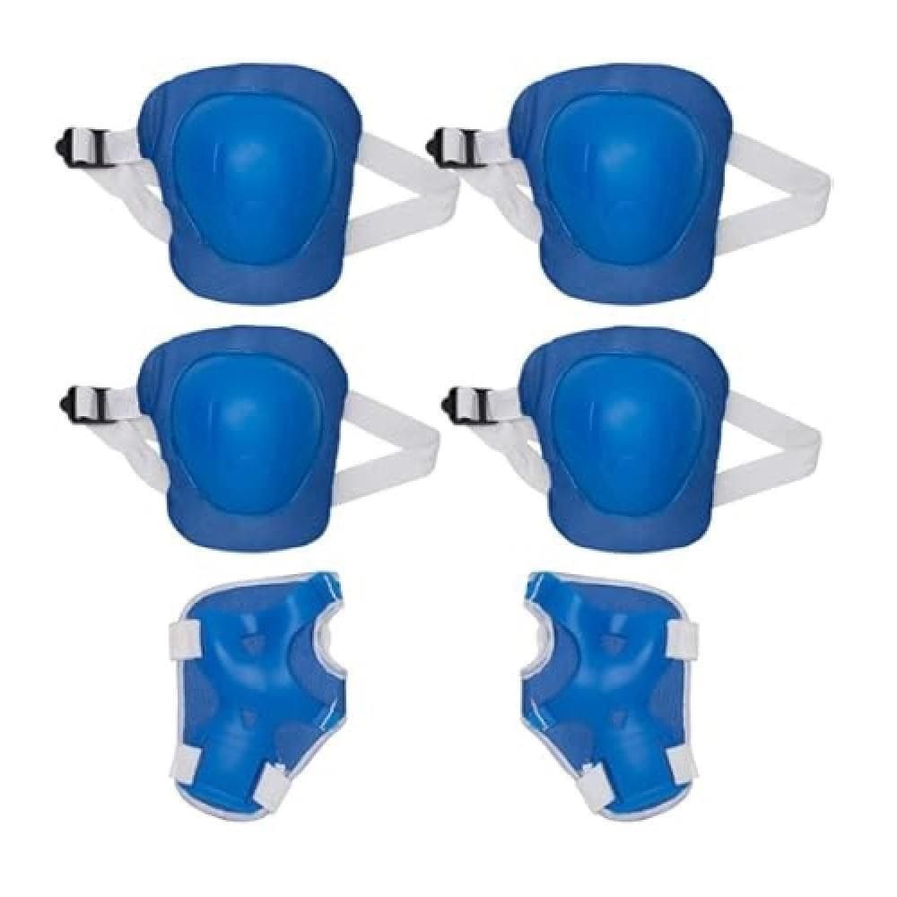 Kit De Proteção Infantil Joelheira Cotoveleira Protetor De Pulso Radical Acessorios Skate Patins Bike Esportes Cor:verme