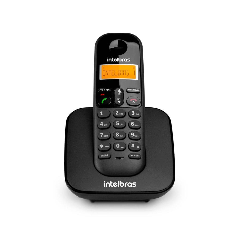 Telefone Sem Fio Intelbras Ts 3110 Com Identificador Preto