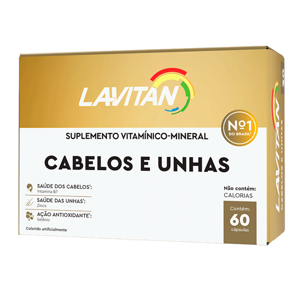 Cabelos e Unhas 60 Cápsulas