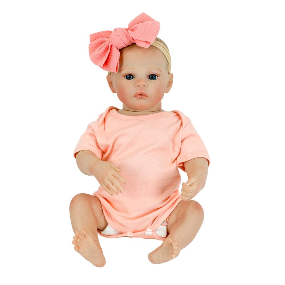 Boneca Bebe Reborn Laura Baby Meadow 48cm 100% Vinil
