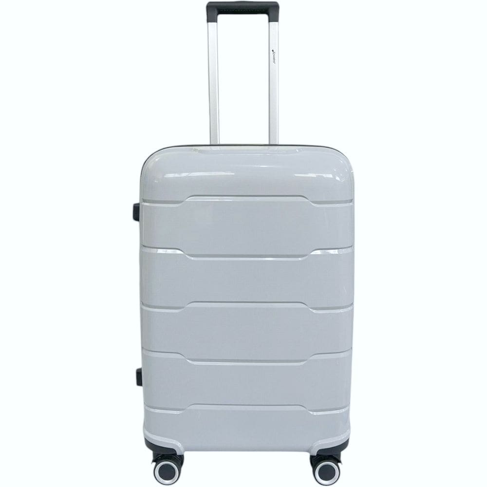 Mala de Viagem Porte Médio Rodas 360° Polipropileno Resistente Cadeado com Segredo Cruzeiro 6000-M24