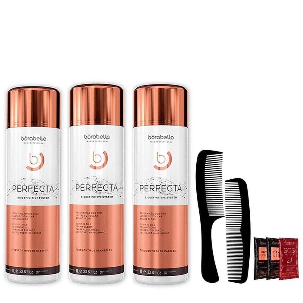 Kit 03 Progressiva Perfecta Biodefinitive Borabella 1L