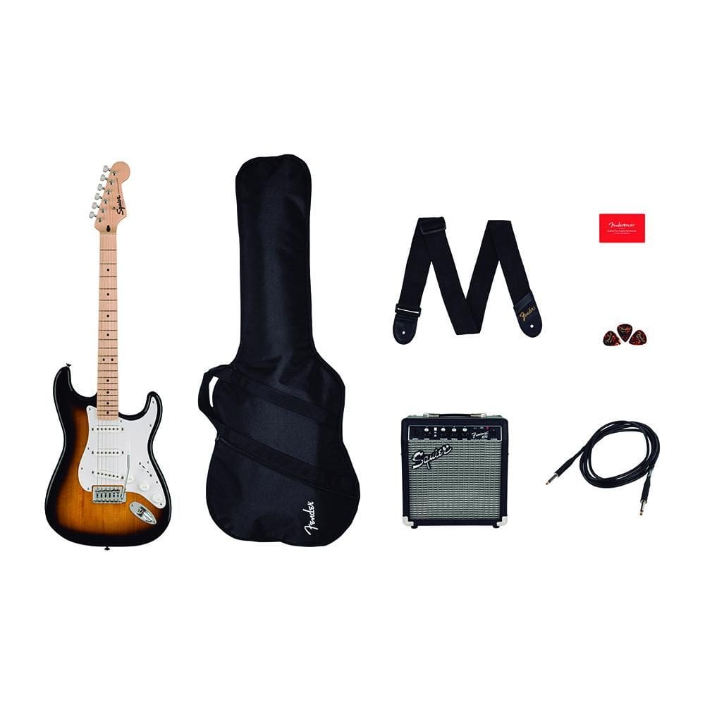 Kit Guitarra Squier by Fender Sonic Stratocaster 2TS Sunburst 037-1720-003