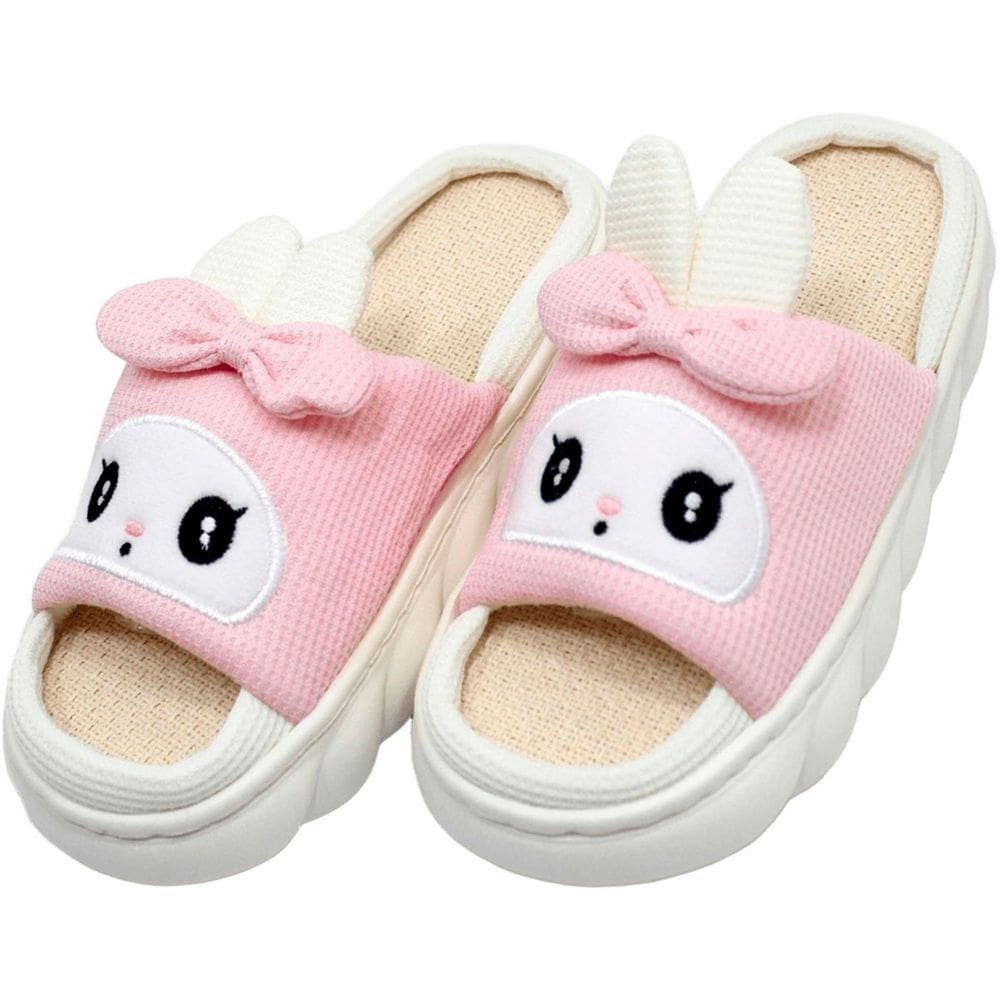 Pantufa Chinelo Sapato De Inverno Coelhinho Pelúcia Macio