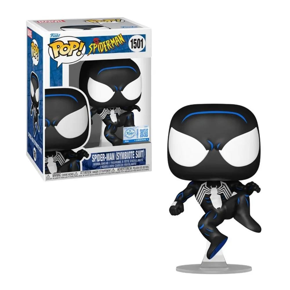 Boneco Funko Pop Marvel Homem Aranha Traje Preto - Candide