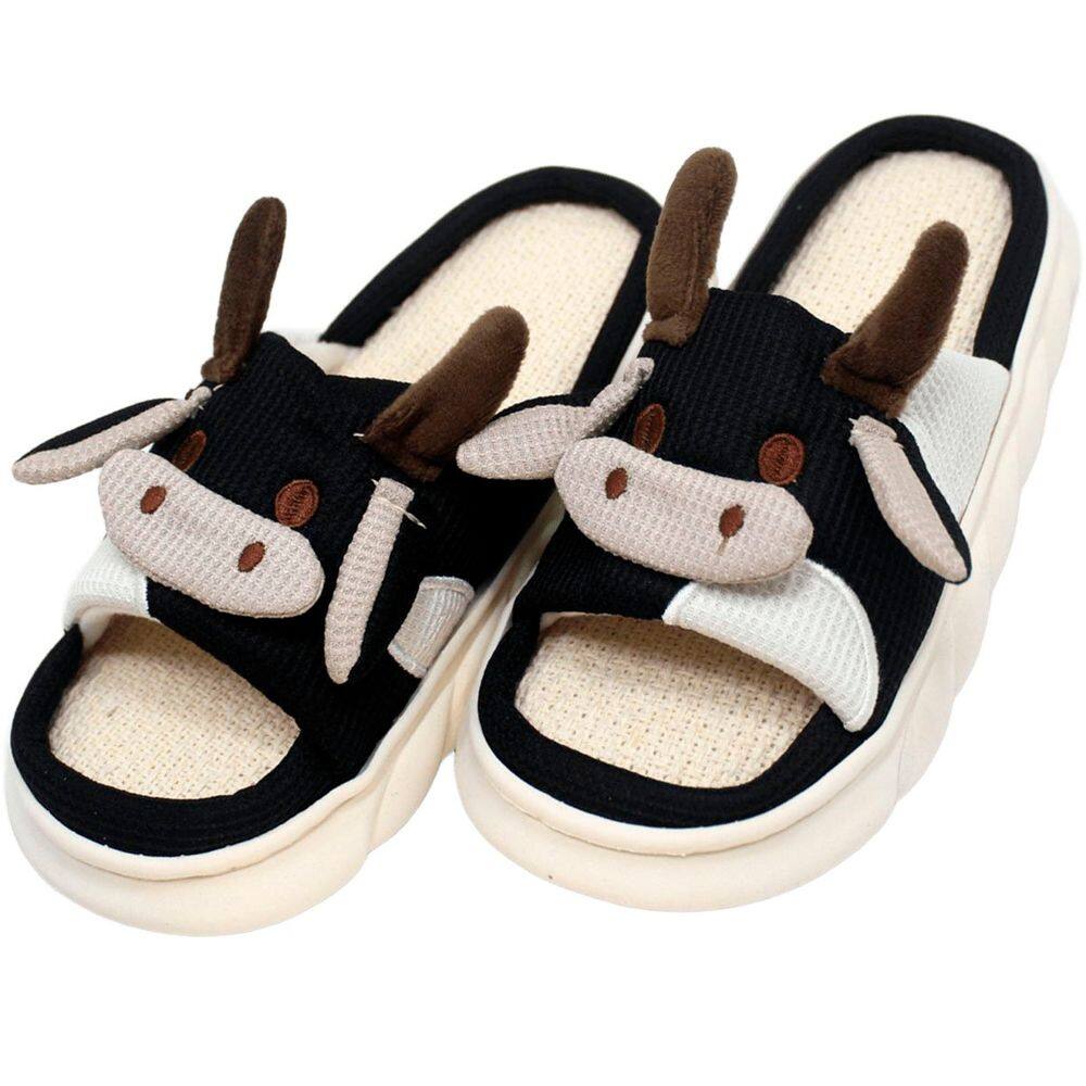 Pantufas Chinelo Sapatos De Inverno Vaquinha Pelúcia Macio