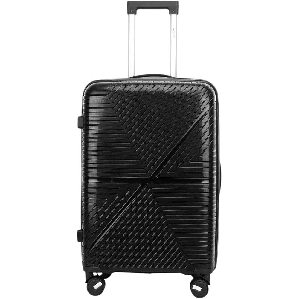 Mala de Viagem Porte Médio Rodas 360° Polipropileno Resistente Cadeado com Segredo Cruzeiro 6006-M24