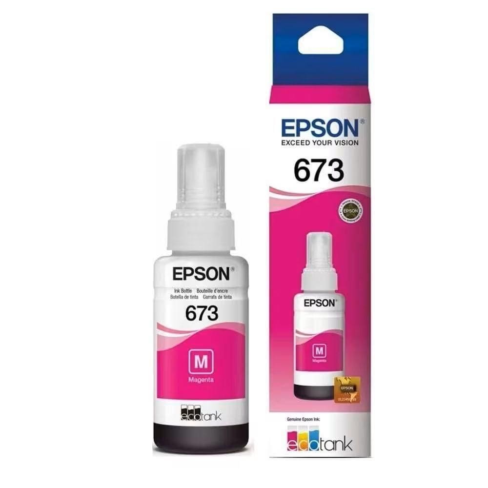 Tinta Epson autêntico 673 T673 T673120 Magenta L800 L810 L1800 L805 L850 70ml