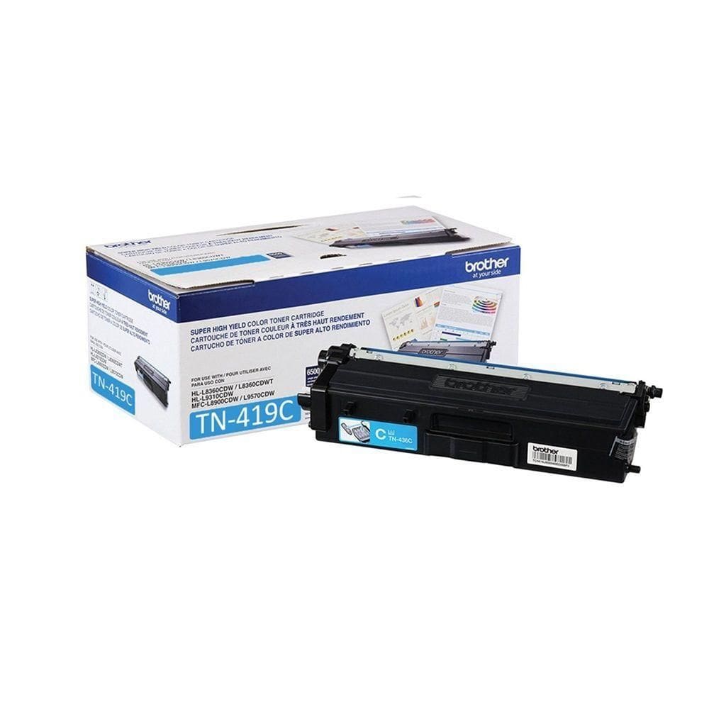 Cartucho De Toner Brother autêntico Tn419c Ciano Tn-419c Tn419 Tn-419