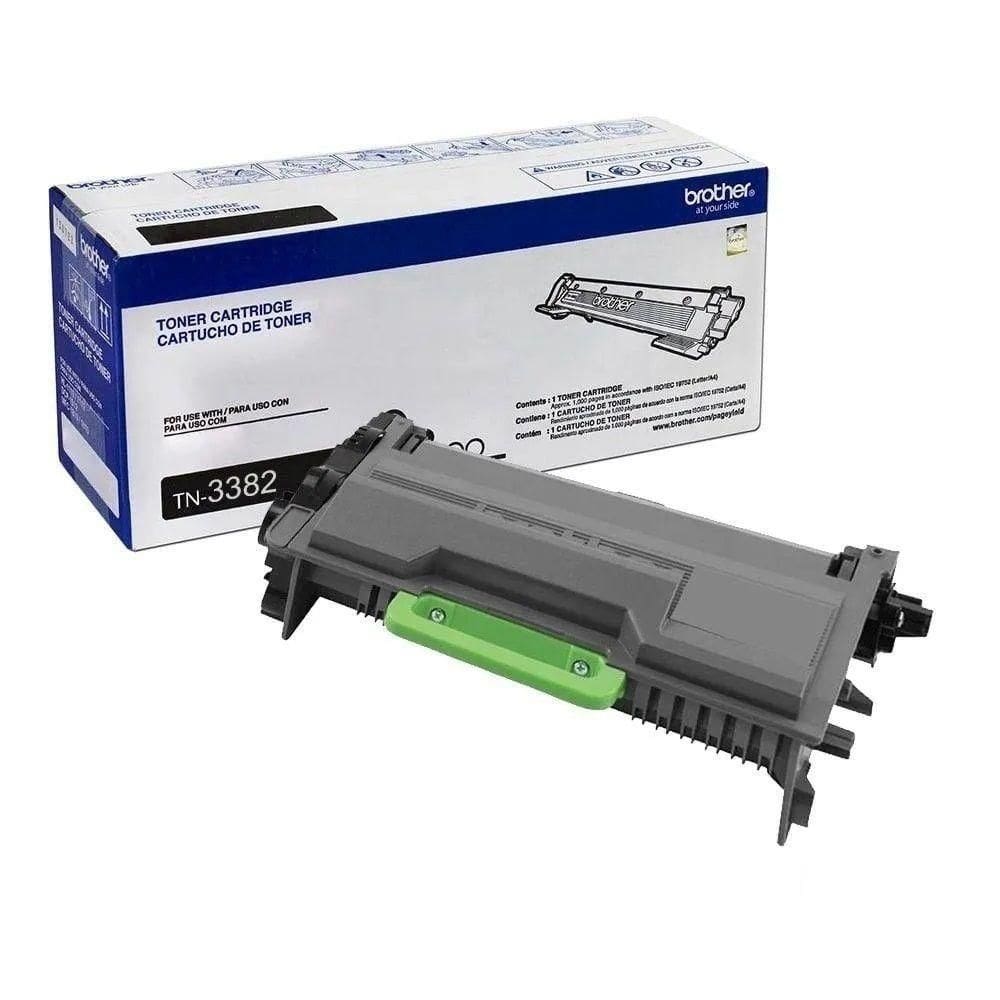 Toner autêntico Brother Tn-3382 Tn3382 Preto P/ 8.000 Páginas
