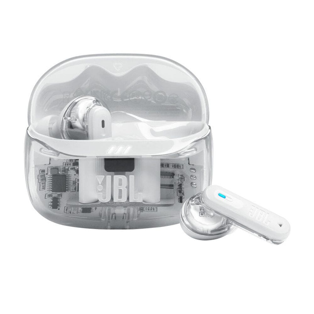 Fone de Ouvido Bluetooth JBL Tune Beam 2 com Transparência Branco
