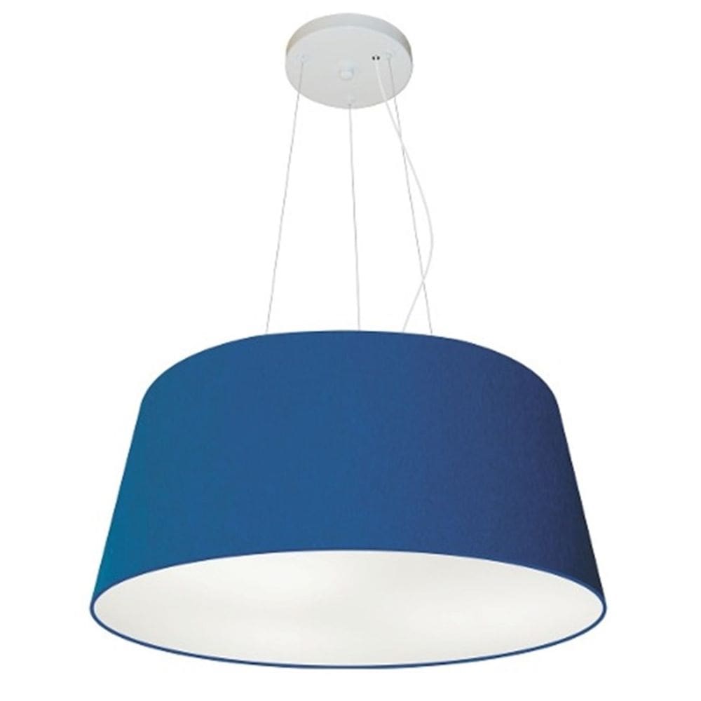 Lustre Pendente Cone Vivare Md-4048 Cúpula em Tecido 21/50x40cm - Bivolt