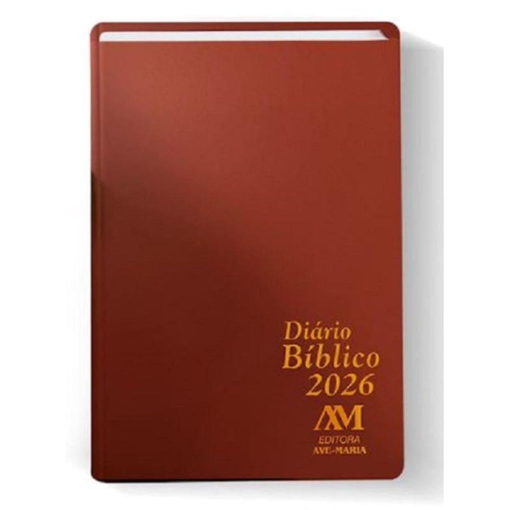 Diario Biblico 2026 - Pvc Vinho - Ave Maria