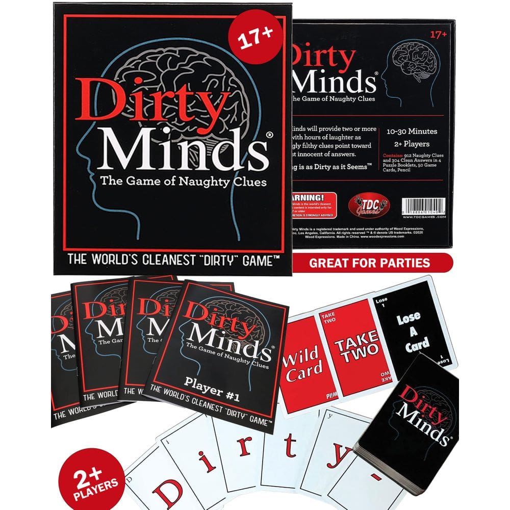 Jogo de festa TDC Games autêntico Dirty Minds para adultos
