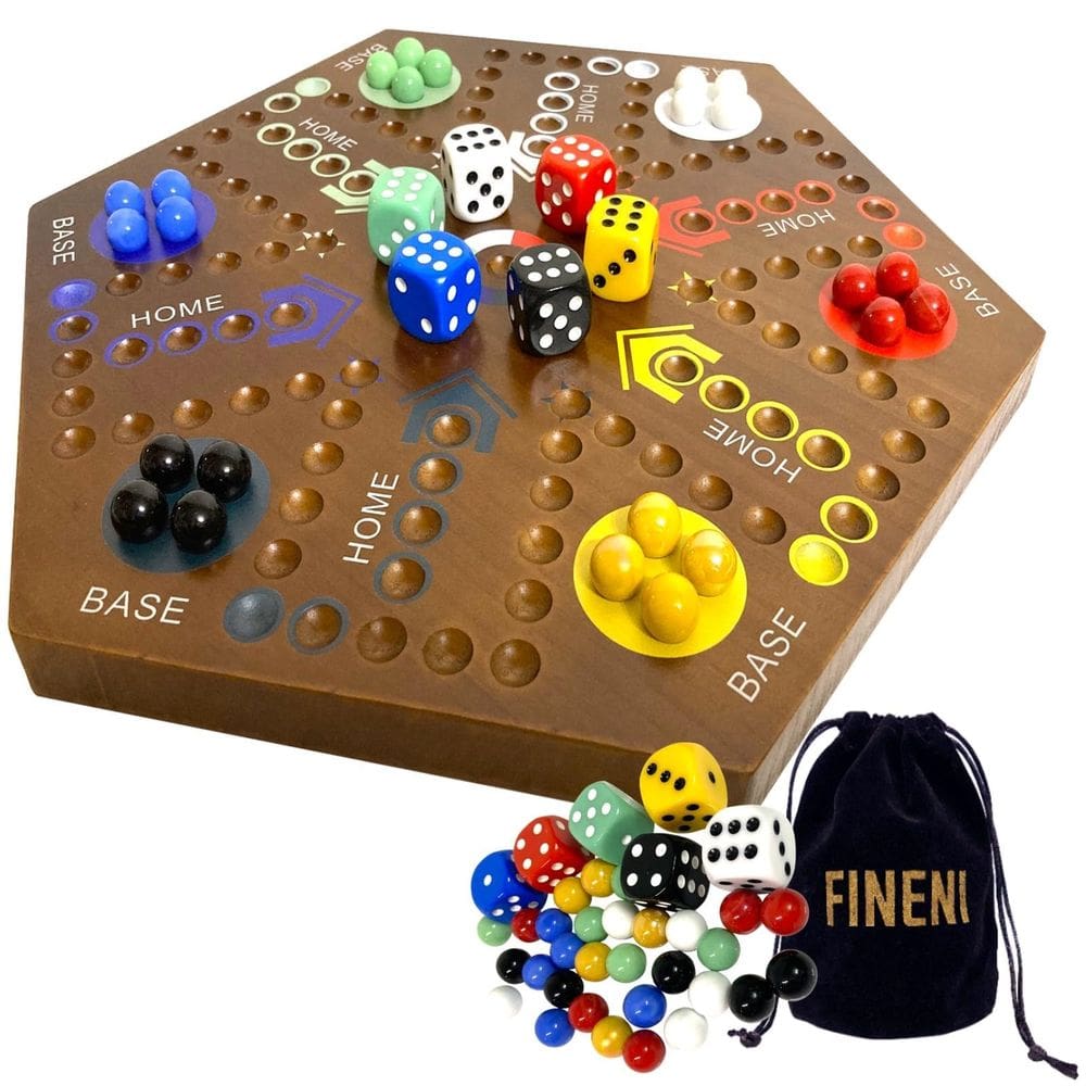 Jogo de tabuleiro FINENI Aggravation autêntico com 30 bolinhas de 2 a 6 jogadores