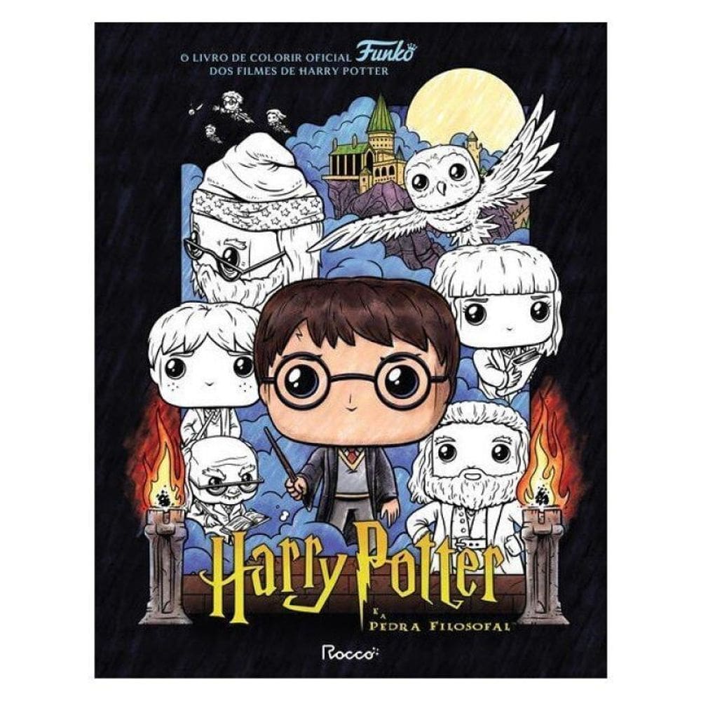 Livro De Colorir Oficial Funko Pop! Harry Potter E A Pedra Filosofal - Vol. 2