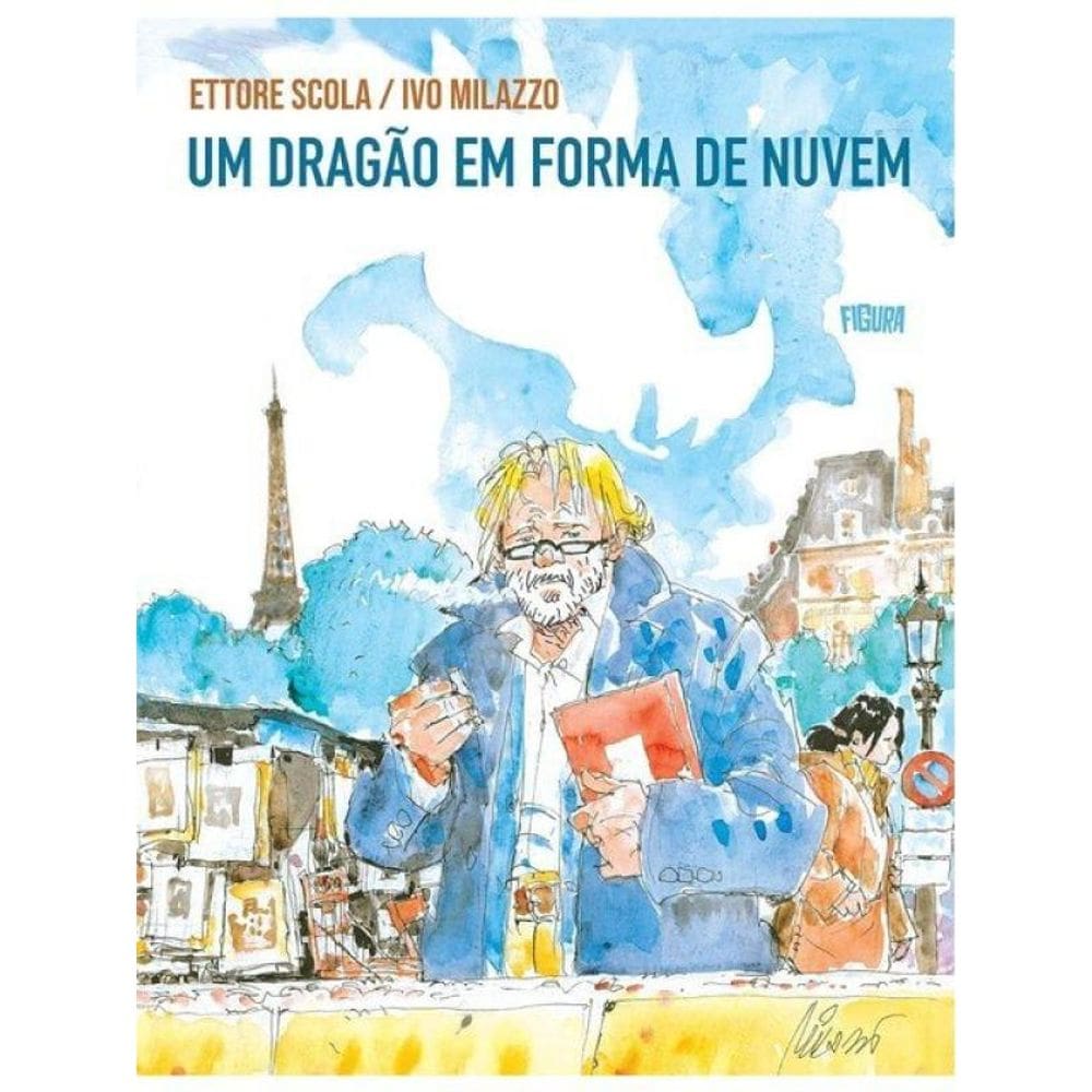 Um Dragão Em Forma De Nuvem