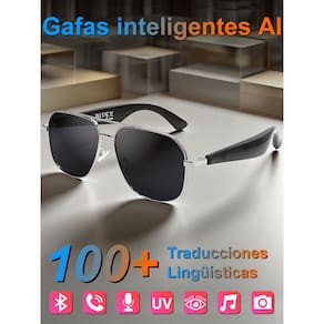 Óculos inteligentes SACOSDING com proteção UV antirreflexo com gravador de voz