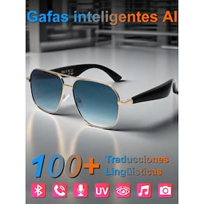 Óculos inteligentes SACOSDING com proteção UV antirreflexo com tradução