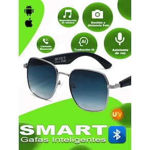 Óculos inteligentes SACOSDING com proteção UV antirreflexo com gravador de voz