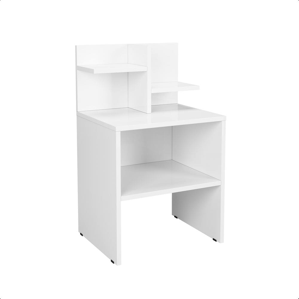 Mesa de Cabeceira Quarto Casal Solteiro com Prateleira
