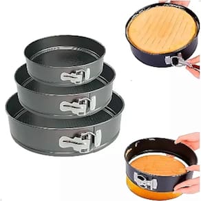 Conjunto de 3 Formas Redondas com Fundo Removível Lorben