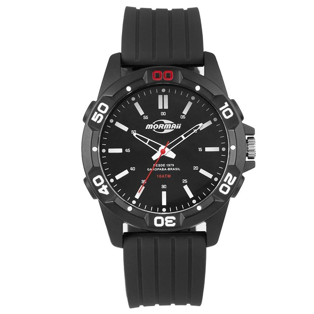 Relógio Mormaii Masculino Casual Preto - MOPC21JALK/8P