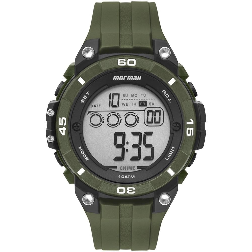 Relógio Mormaii Masculino Wave Verde - MO2912A/8V