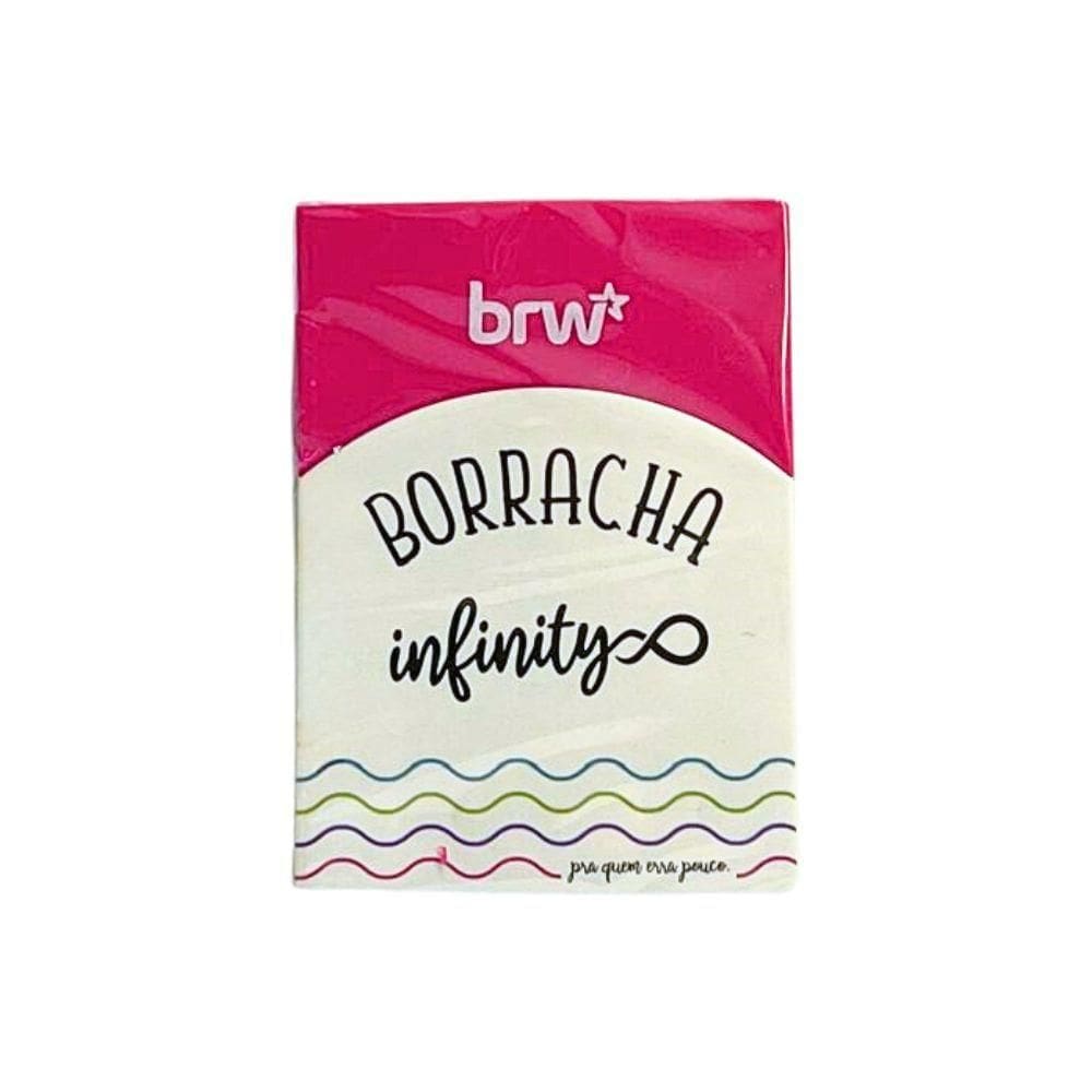 Borracha Grande Colorida Infinity Brw Rosa