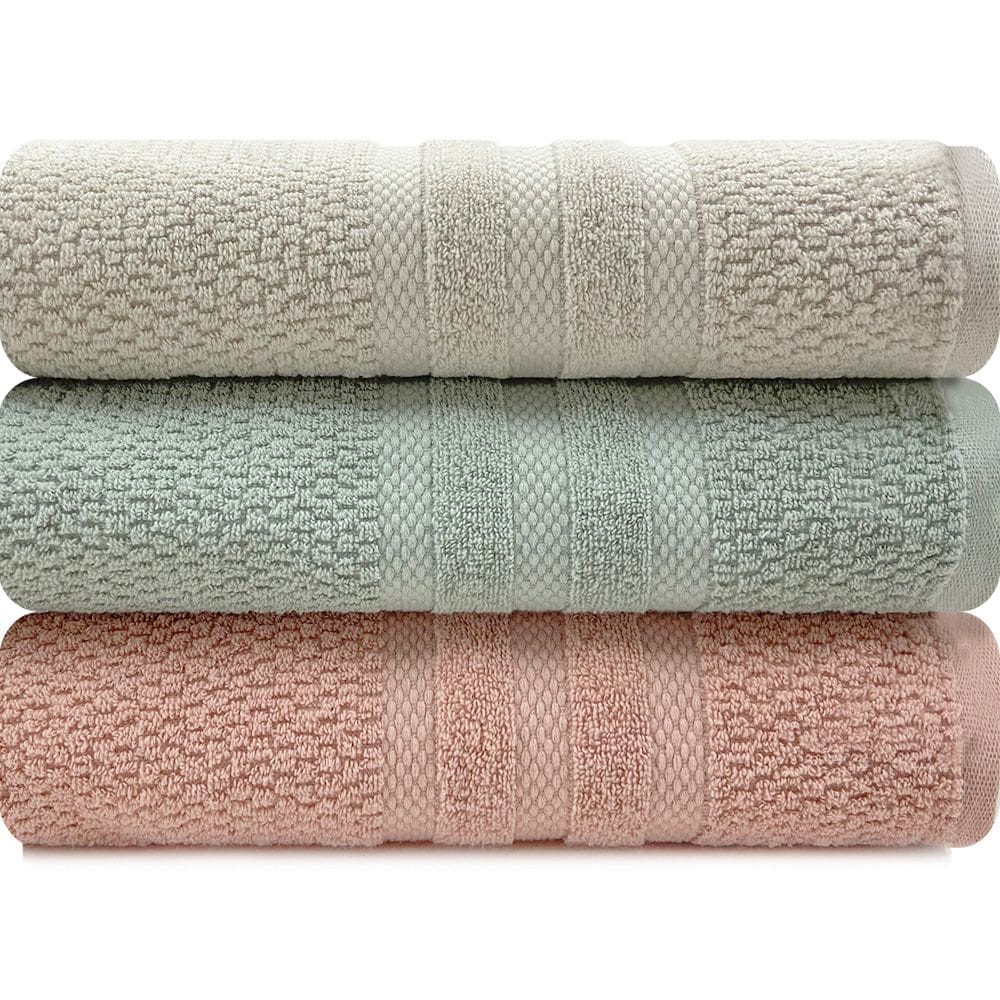 Jogo de Toalha Vanilla Extra Soft em Algodão 3 Peças Banho Buddemeyer