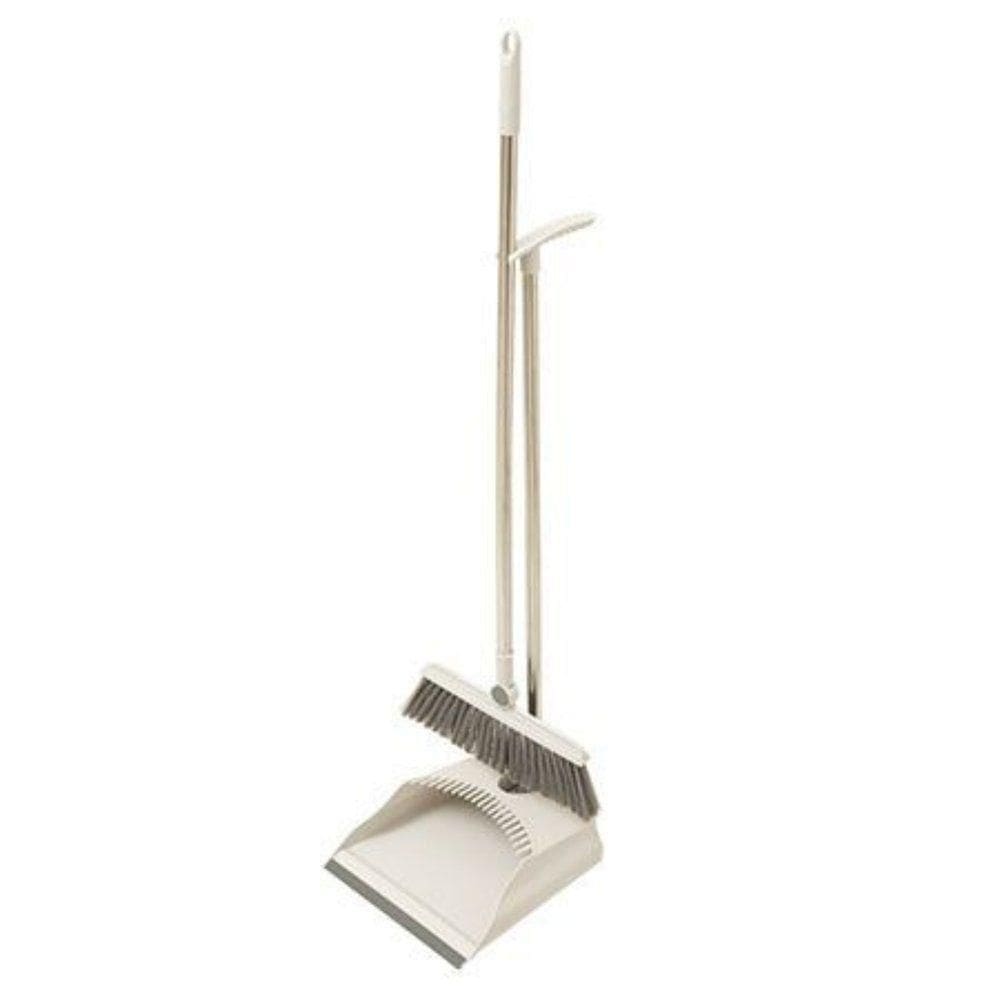 Kit Mop Vassoura E Pá De Lixo Dobrável Clink