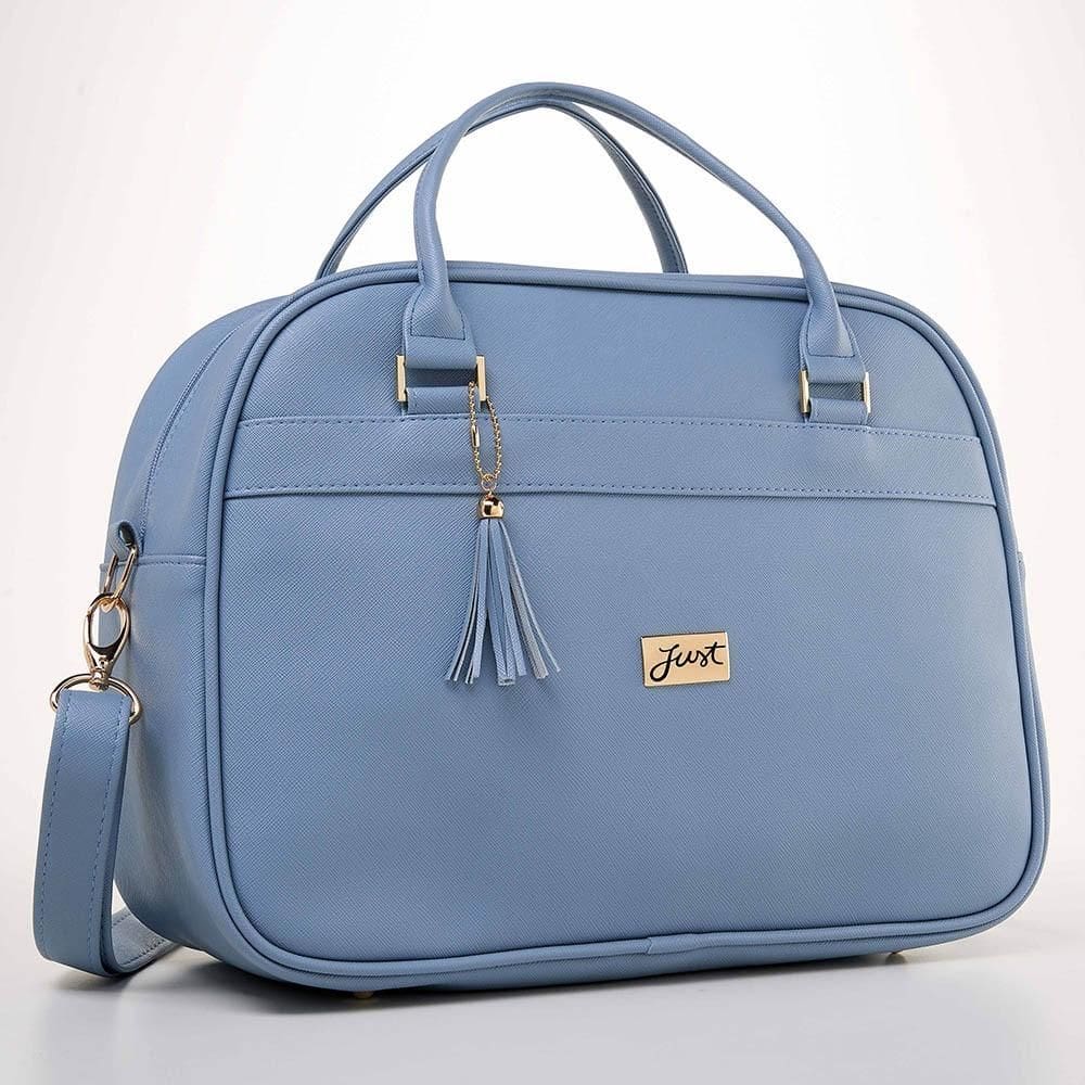 Bolsa de Maternidade Just Baby Milão Slim Azul