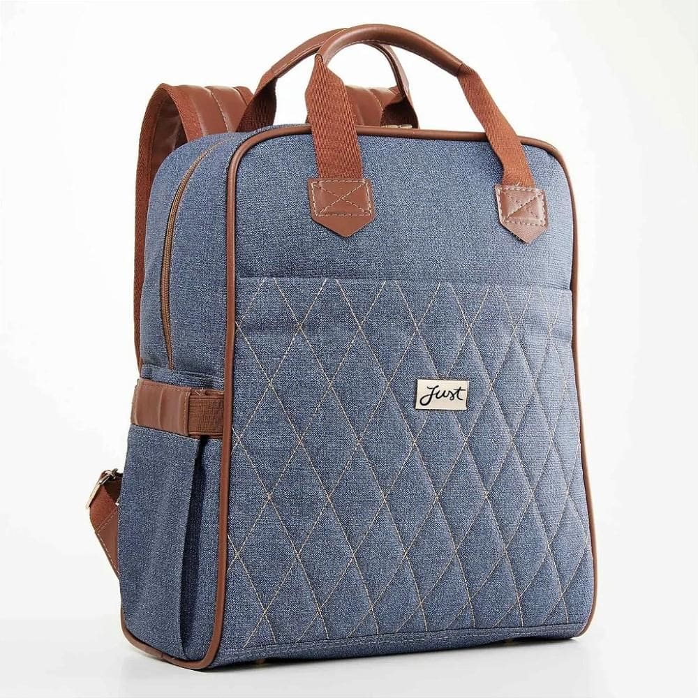 Mochila de Maternidade JustBaby Multifuncional Chicago Jeans