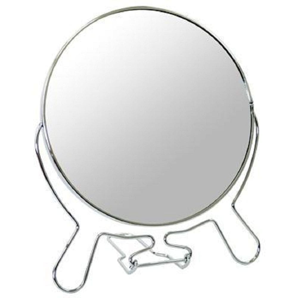 Espelho Maquiagem De Mesa E Bancada Dupla Face Giratório