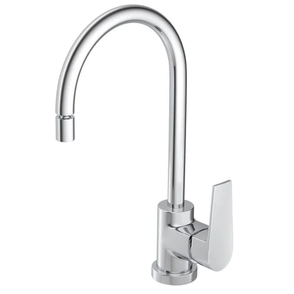 Misturador Monocomando Level Torneira de Mesa Cozinha Água Quente/Fria Cromado Alavanca Deca