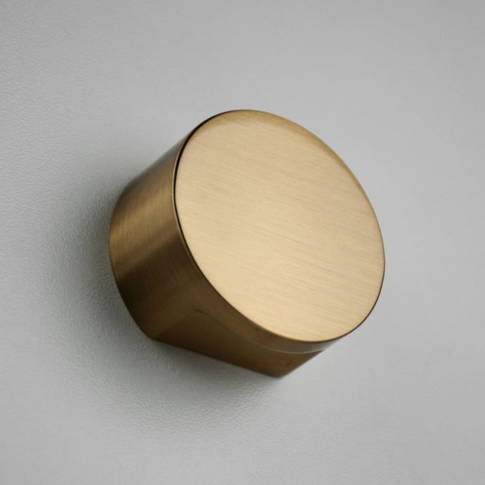 Puxador Rádio Médio Gold Escovado Zen Design