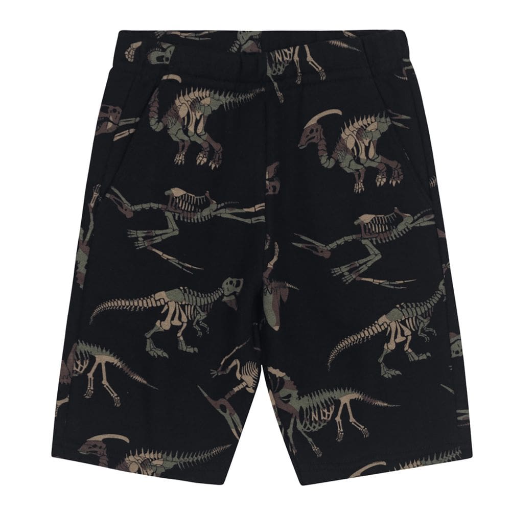 Bermuda Básica Infantil Menino Estampada Dinossauro - Brandili